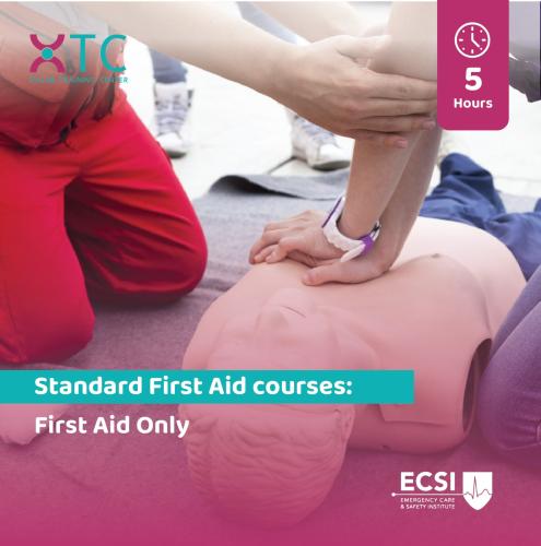 Standard First Aid courses First Aid only