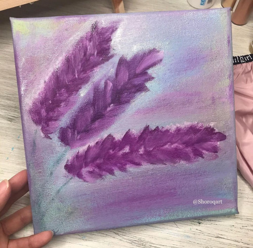 Shabby Chic Lavender Art