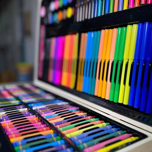 شنطة ألوان 180 قطعة