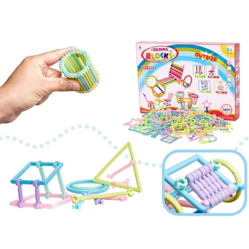 لعبة تركيب الاشكال اعواد