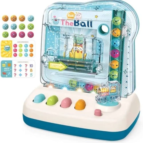 لعبة تدحرج الكور مع إضاءة