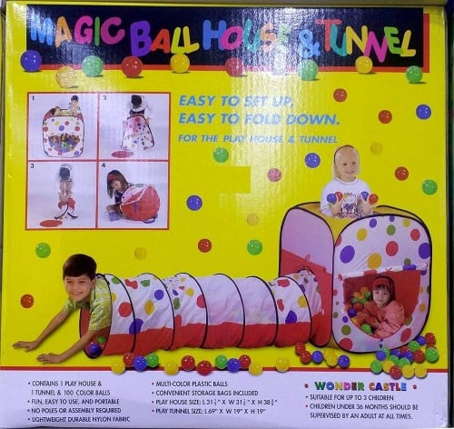 خيمة 100 كورة مع نفق