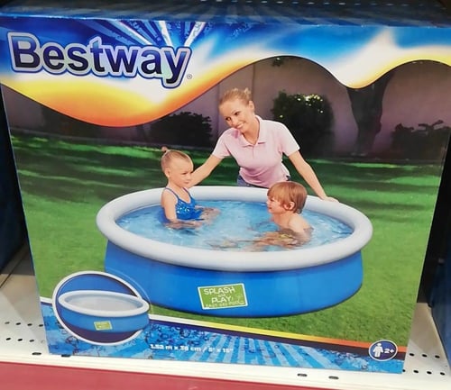 مسبح دائري ملون بست وي