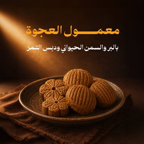 معمول العجوة الصحي