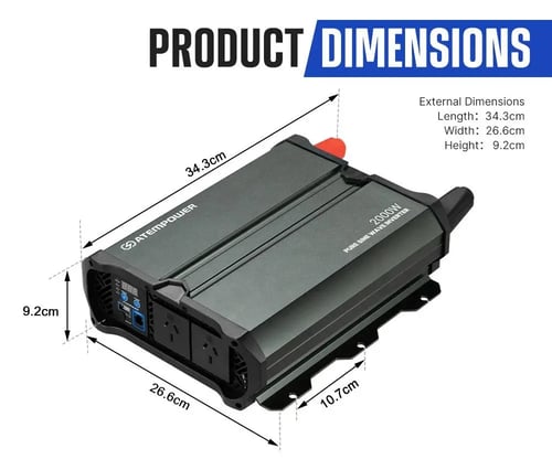 محول اتيم باور موجه نقية 3000 واط