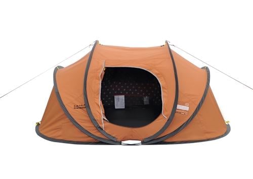 خيمة المبيت شتوية طبقتين 2.5*1.5 متر (برتقالي)