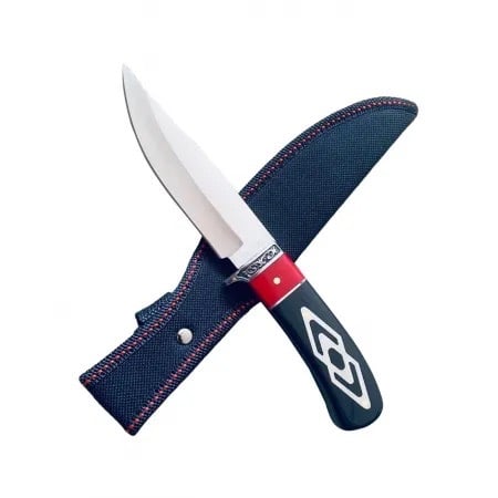 سكين تكتيكي للصيد والتخييم بنصل فولاذ