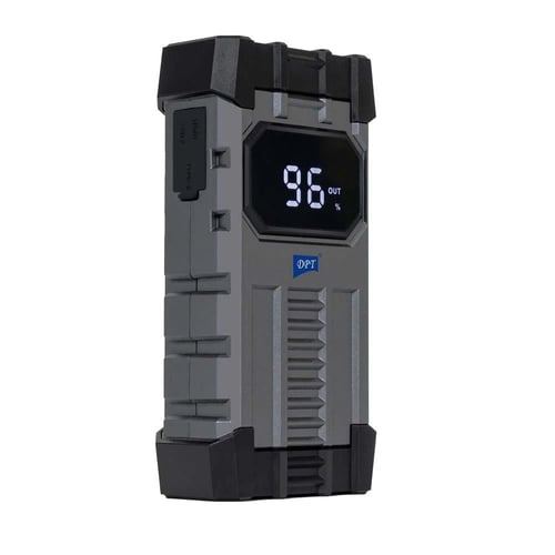 بطارية شحن متنقلة مع اشتراك سيارة اللون اسود DPT