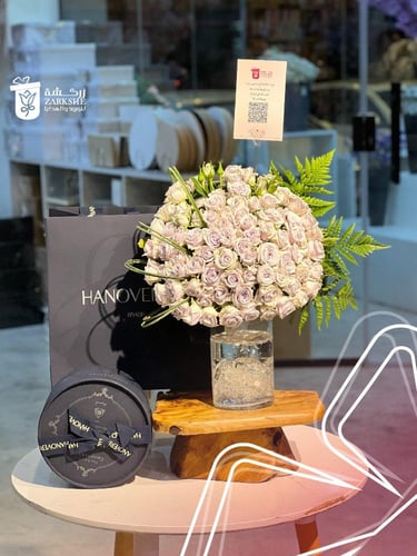 باقة ورد مميزة مع شوكلت هنوفريان