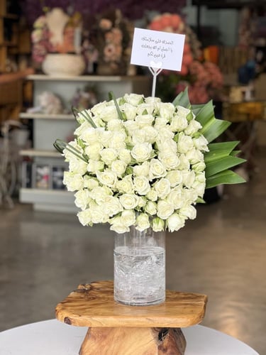 فازة ورد زهور