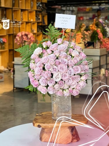 فازة ورد زهور