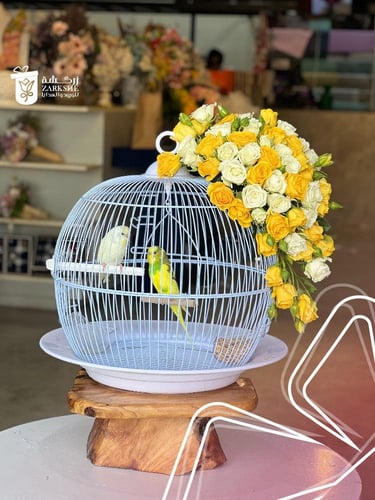 ورد طيور الحب