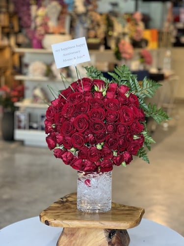 فازة ورد زهور