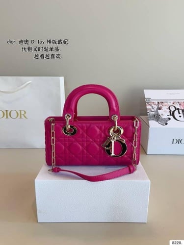 شنطة ديور ماستر كواليتي lady D-joy سمول