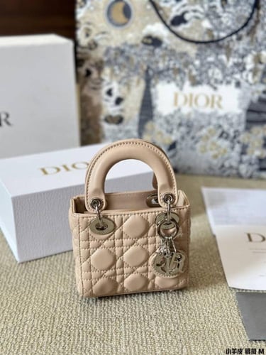 مايكرو ليدي ديور ماستر معدن فضي lady Dior