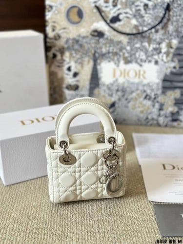 مايكرو ليدي ديور ماستر معدن فضي lady Dior