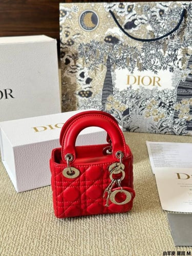 مايكرو ليدي ديور ماستر معدن فضي lady Dior