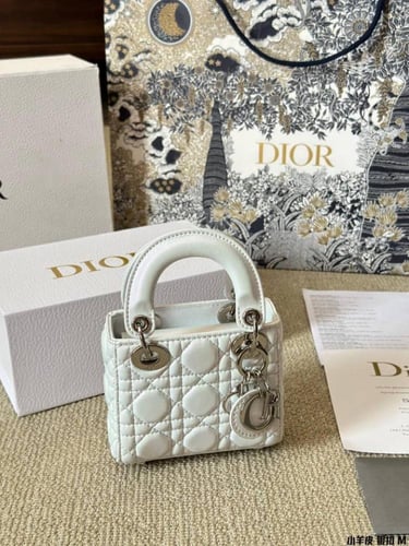 مايكرو ليدي ديور ماستر معدن فضي lady Dior