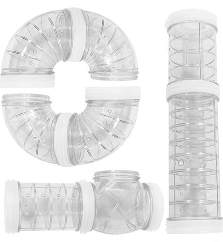 انفاق الهامسترات سهلة التركيب، 8 قطع