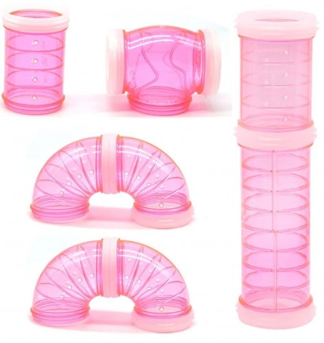 انفاق الهامسترات سهلة التركيب، 8 قطع