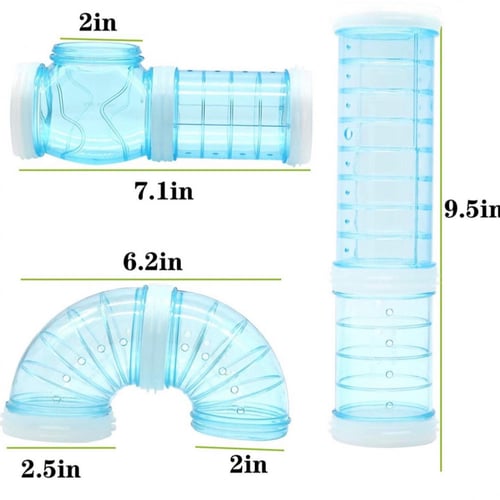 انفاق الهامسترات سهلة التركيب، 8 قطع