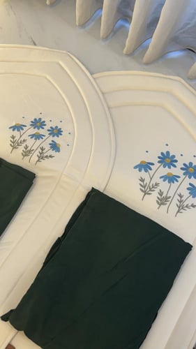 طقم الام والبنت الأزرق