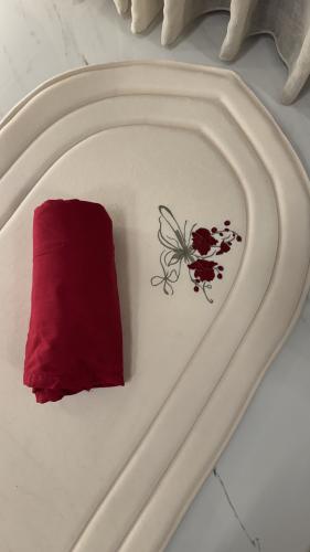 طقم الفراشة الأحمر