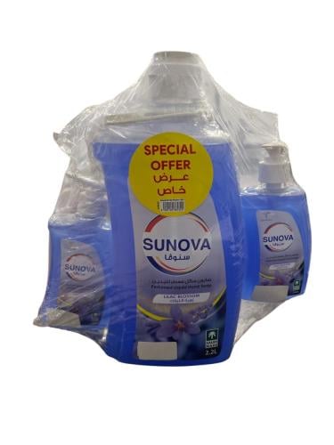 Sanoova liquid hand soap with the scent of lilac f...