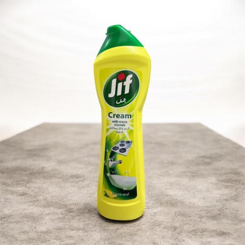 صابون جف Jif كريم بالكريستلات الدقيقه ليمون 470م