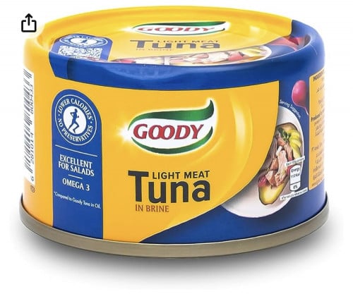 قودي تونة خفيفة في الماء والملح 90غم