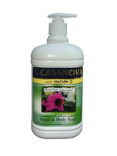 صابون يد كازانوفا برائحة اعشاب منعشة 500مل