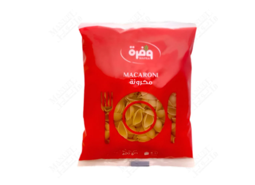 مكرونة وفرة اصداف رقم 18 400 ج