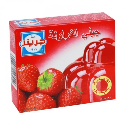 جلي جرينز فراولة حبة 80ج