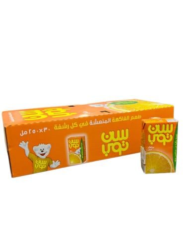 عصير سن توب برتقال كرتون 250x30 مل