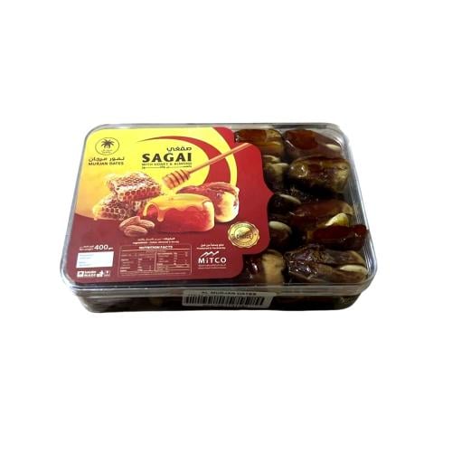 Dates coated with honey and almonds 400 grams