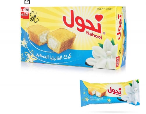 كيك فانيلا صغير من نحول، 12× 32 غرام،