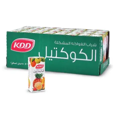 كي دي دي عصير فواكه مشكلة كرتون 24*180ج
