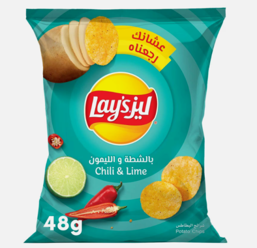 ليز بالشطة ولليمون 60جرام