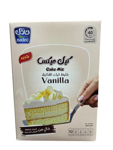 كيك ميكس خليط كيك فانيلا نادك 400ج