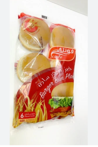 خبز فونتي برجر سادة 400ج