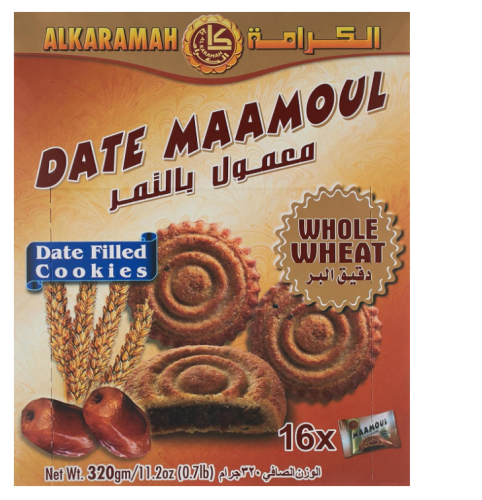 معمول بالتمرالكرامة دقيق البر ، 320 جرام