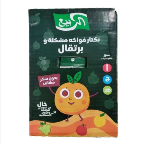 نكتار فواكة مشكلة وبرتقال الربيع 18*120مل