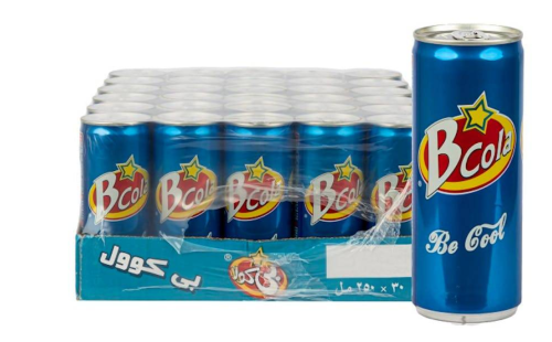 مشروب غازي بي كولا كرتون شد30*250م