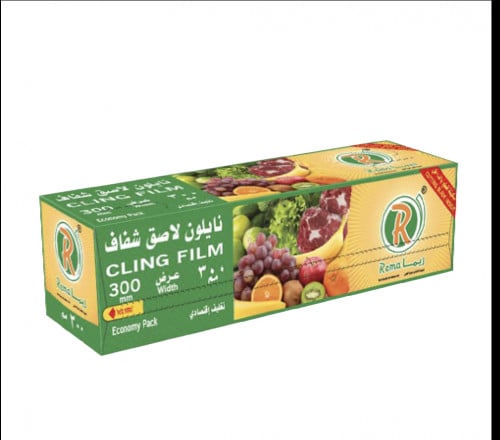 تغليف نايلون شفاف ريما 300ملم