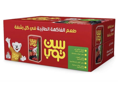 عصير توت مشكل من سن توب شد 18 حبة