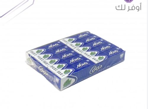 علك نوفاء نعناع حار باكت