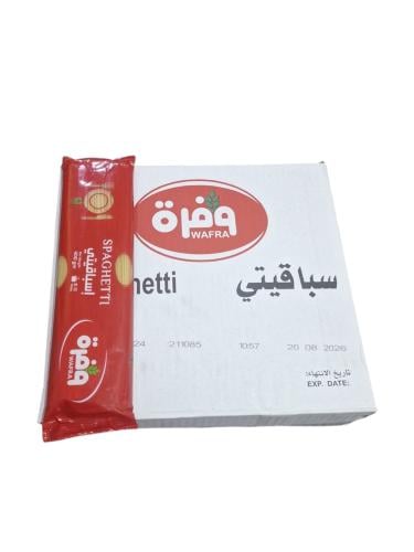 مكرونة وفرة سباقيتي طويل كرتون400ج شد 20