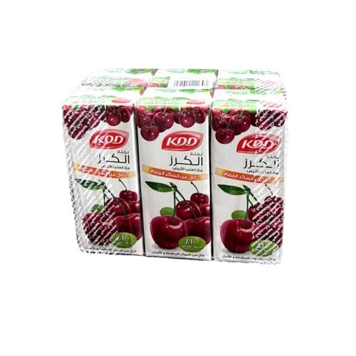 كي دي دي نكتار الكرز مع العنب الابيض ربطة 6*180مل