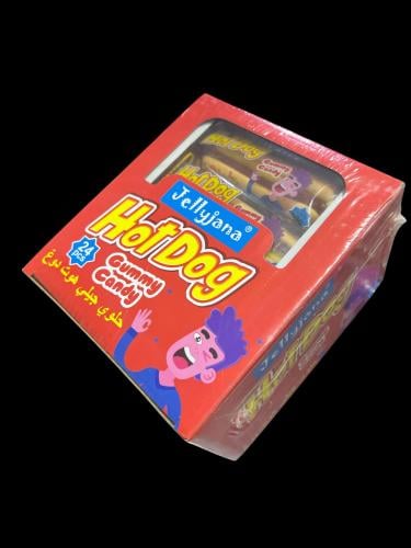 حلاوة جيلي هوت دوغ جنى باكت 24*20ج