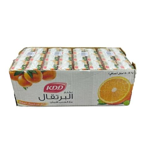 كي دي دي عصير برتقال كرتون24+180جرام